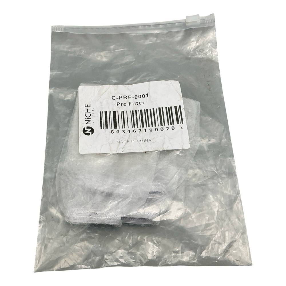 Niche C-PRF-0001 Pre Filter White Mesh 803467190020